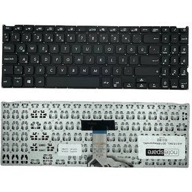Resim Asus İle Uyumlu Vivobook 15 X512uf-br110, 15 X512uf-ej073 Notebook Klavye Siyah Tr 