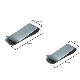 Resim srtfootcare Silah Kılıfı Klipsi 1 Adet - Deri Hobi No:8 - 5 Cm 