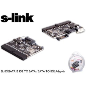 Resim S-Link Sl-Idesata12 Ide To Sata / Sata To Ide Adaptör 