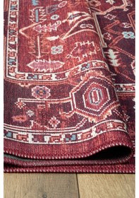 Resim Konfor Halı Konfor Antico 2353 Pamuk Tabanlı Yıkanabilir Otantik Vintage Klasik Eskitme Halı 