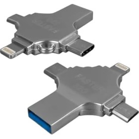 Resim NY Home 4 In1 Metal 32 GB Bellek (Usb - Type-C - Micro USB -) 