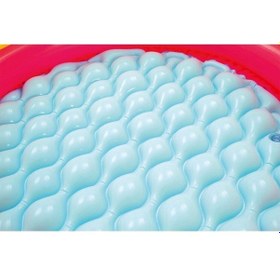 Resim Şişme Zeminli 3 Halkalı Bebek Havuzu 70x24 Cm Çok Renkli 