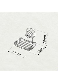 Resim Teknotel Delme Vida Matkap Yok! Vakumlu Sabunluk Krom Dm265 