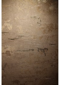 Resim İthal 16m2 Duvar Kağıdı 3boyutlu Düz Desen Simli Silinebilirdir Bej 