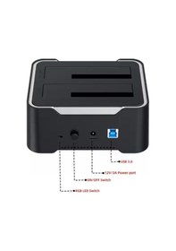 Resim Usb 3.0 Hdd Docking Station Rgb 2 Li Harddisk Docking Station 