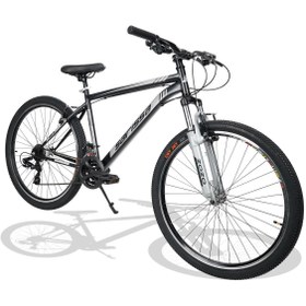 Resim SARİSSA BİSİKLET Sarissa Moon 27,5" Jant MTB Ön Amortisörlü Shimano 21 Vites V Fren Wake Gidon Dağ Bisiklet Siyah Gri 