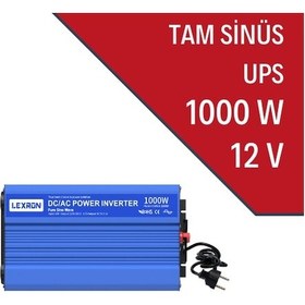 Resim Lexron 1000w-12v Tam Sinüs İnverter Ups Lxr Ups 1000l 