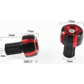 Resim Yamaha R25 Mt07 R6 Ybr125 Elcik Tapası Gidon Tapa Topuzu Honda 557184847 