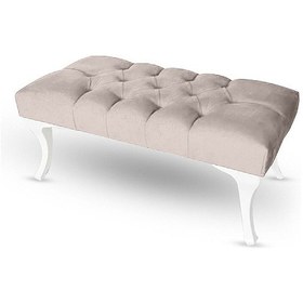Resim Foresta Kapitone Puf Bench Krem 