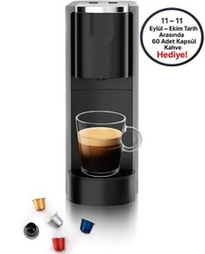 Resim Empressco 20 Bar Basınçlı Gri Espresso Kapsül Kahve Makinesi 