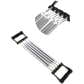 Resim Markafox Çelik Göğüs Yayı Kol Bilek Göğüs Kas Geliştirme Egzersiz Aleti Vücut Geliştirme Seti 