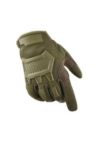 Resim Monyee Erkekler İçin Kış Motosiklet Eldiveni - Ultra İnce Fiber, Isı Koruma, Dokunmatik Ekran, Outdoor Spor - Yeşil Xl 1 Çift 