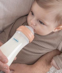Resim Mooma Biberon 250 Ml 6-18 Ay Orta Akış - Pembe - Pembe / Standart 