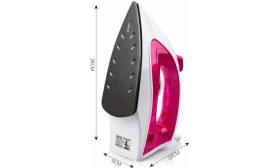 Resim Buharlı Ütü 2200 Watt Seramik Tabanlı Taşınabilir Kablolu Ütü 