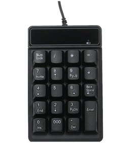 Resim 19 Tuşlu Düşük Gürültülü Mini Sayısal Tuş Takımı Su Geçirmez Usb Kablolu Abs Malzeme Microsoft Android Ve İmac İçin Yedek 