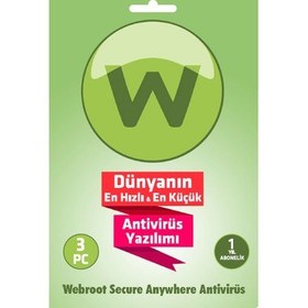 Resim SecureAnywhere Antivirus 3 Kullanıcı 1 Yıl 