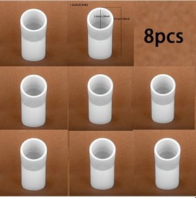 Resim Willowhaven 1 Inç 8li Pvc Dirsek 45 Derece Bahçe Sera Çadır Bağlantı Parçası 