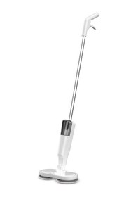 Resim Valkyrie Şarjlı Su Püskürtmeli Elektrikli Mop Çift Döner Başlık, Mikrofiber Ped, 2000 Mah, Tüm Zeminlerde Etkili Beyaz 