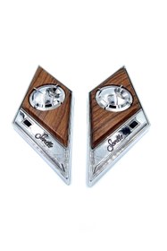 Resim BsElektronik Etiketçilere Özel Seville Lamba Direk Lambası Gazetelik Maun Gümüş Tasarım 