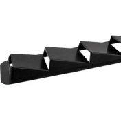 Resim 2 Adet Araba Hava Emme Scoop Bonnet Hood Havalandırma Panjur Soğutma Paneli Trim Set-Siyah (Yurt Dışından) 