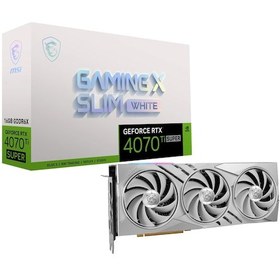 Resim MSI NVIDIA GeForce RTX 4070 Ti Super Gaming X Slim White 16 GB GDDR6X 256 Bit Ekran Kartı 