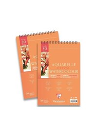 Resim Clairefontaine Etival 300gr Suluboya Blok A4 30 Yaprak Spralli 