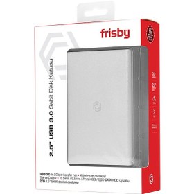 Resim Frisby Fhc-2585S 2.5" Sata Usb 3.0 Alüminyum Disk Kutusu 