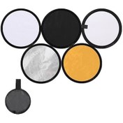 Resim Qingmipy 30cm 5'li 1 Fotoraf Reflektörü - Dış Mekan Fotoğrafçılığı İçin Yumuşak Işık, Parlaklık Artırıcı, Taşınabilir Ve Katlanabilir Diğer 