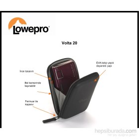 Resim Lowepro Volta 20 Gri Taşıma Çantası 