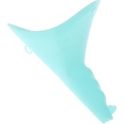 Resim Mavi Kadın İşeme Cihazı Kadın Işemek Huni-taşınabilir Silikon Kadın Pisuar Seyahat 