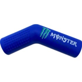 Resim Knmaster Monster Motosiklet Evrensel Mavi Vites Çorabı Pedi 