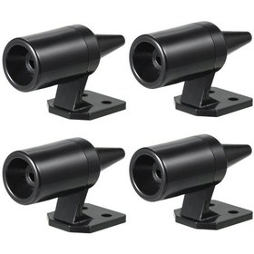 Resim Tenfowee 4 Adet Plastik Rüzgar Aktifli Hayvan Uyarıcı, 35 Mph Üzerinde Çalışır, Tüm Araçlar İçin Uygun, Geyik Köpek Kurt Vb. Engelleri Uyarır 