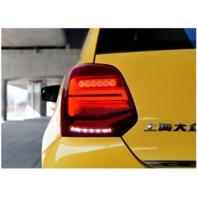 Resim Gala Vw Polo Mk6 Q2 Dizayn Led Stop Takımı Kırmızı 