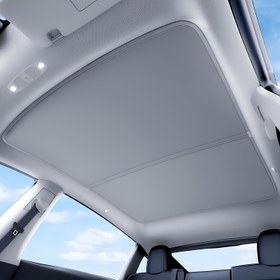 Resim Tesla Model Y için Manyetik Güneşlik - Kırmızı, Sorunsuz Uyum Sağlayan ve Araç İçi Sıcaklığı Azaltan Tam Koruma Sunroof Gölgeleme Aparatı, Araç Bakım Aksesuarı 