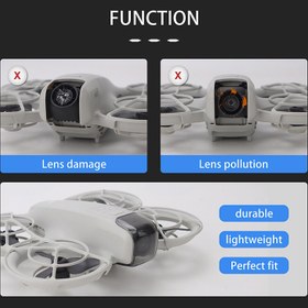Resim 1 adet DJI Neo Drone Lens Kapağı, Toz Geçirmez Koruyucu Kapak, Çizilmez Plastik Gimbal Kamera Koruyucu, Pilsiz Hassas Uyumlu Aksesuar 