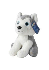 Resim Sevimli Peluş Köpek 15 Cm Uyku Arkadaşım Gri 