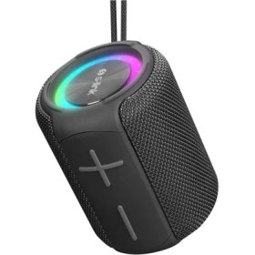Resim Shaza SS4506/BK Taşınabilir 8W Ses Çıkışı Rgb Bluetooth Hoparlör Siyah 