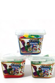 Resim Kinetik Kum Kovalı Kaliteli Kinetik Oyun Kumu 400 Gr 1 Kutu 3 Adet Kum Kalıbı Hediye 