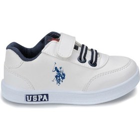 Resim U.S. Polo Assn. 2p Cameron 2fx Cocuk Spor Ayakkabı Beyaz/lacı 