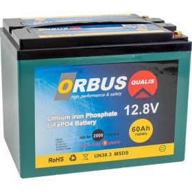 Resim Orbus Lıt-12-60 12.8 Volt 60 Amper Lityum Lifepo4 Akü 