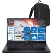 Resim Acer Nitro V15 ANV15-41 Amd Ryzen 7 7735HS 80GB Ddr5 4tb SSD 6GB/RTX4050 75W 15.6" Fhd 165hz IPS Freedos Taşınabilir Bilgisayar. NHQSGEY004F25+ZETTAÇANTA 