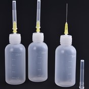 Resim 3 adet 50cc/1, 69oz Oval Dağıtma Şişeleri Dar Ağızla, Polietilen Tereftalat, Sadece El Yıkama, Laboratuvar ve Endüstri Kullanımı İçin, Laboratuvar Dağıtma Ekipmanı | Şık Şişe Tasarımı | Dayanıklı Polietilen 