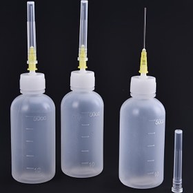 Resim 3 adet 50cc/1, 69oz Oval Dağıtma Şişeleri Dar Ağızla, Polietilen Tereftalat, Sadece El Yıkama, Laboratuvar ve Endüstri Kullanımı İçin, Laboratuvar Dağıtma Ekipmanı | Şık Şişe Tasarımı | Dayanıklı Polietilen 