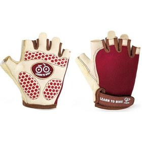 Resim Hape Sportif Çocuk Eldivenleri,kaymaz Tutuşlu, Renkli Ve Konforlu Bordo 