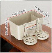 Resim Xuweiwei White Car Storage Box Lt250727030 Araç İçi Düzenleyici Kupa Tutuculu Pratik Araç Organizer 