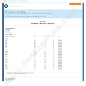 Resim Omnipure Usa K2530 Bb Gümüşlü Post Karbon Filtre 