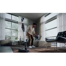 Resim Siemens IQ500 VSM120XXL Dik Şarjlı Elektrik Süpürgesi 10 Yıl Motor Garantili 