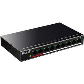 Resim Hilook NS-0109P-60(B) 8 PORT FE 60 Watt Yönetilemez PoE Switch. 