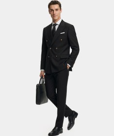 Resim Jet Black Kruvaze Takım Elbise - 52 