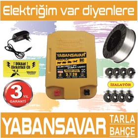 Resim Elektrikli Çit Sistemi, Yabansavar Ayı Domuz Kovucu. Power 3700. 